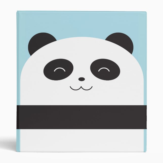 Cute Panda Binder (Front)