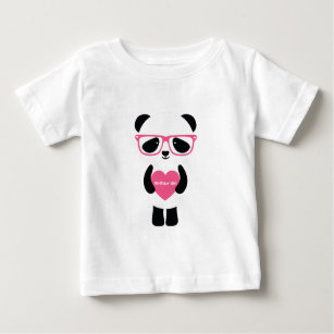 Cute Panda Birthday Baby T-Shirt