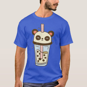 Cute Panda Bubble Tea Kawaii Outfit Bubble Tea T-Shirt