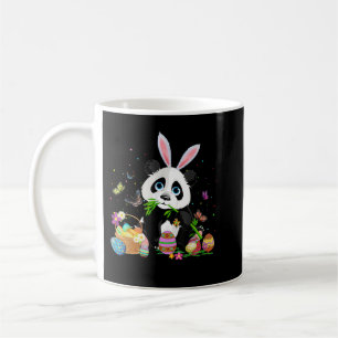 Cute Panda Bunny Egg Hunting Colourful Egg Happy E Coffee Mug