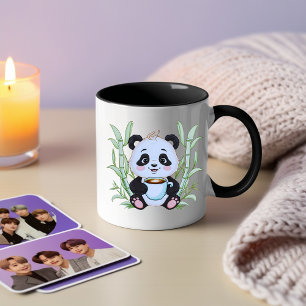Cute Panda Café Mug - adorable Bambou Art