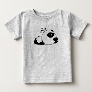 Cute Panda Cartoon Zzz Baby T-Shirt