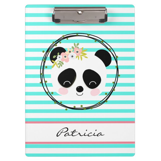 Cute Panda Clipboard (Front)