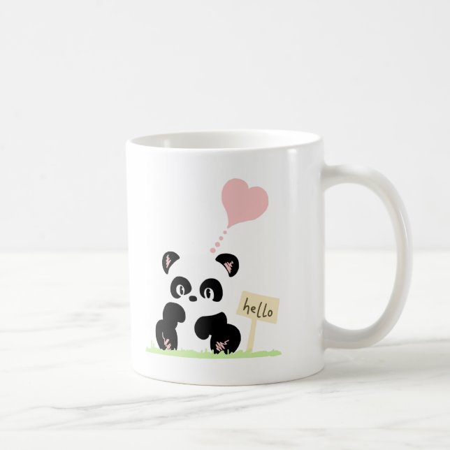 Cute Panda Coffee Mug (Right)