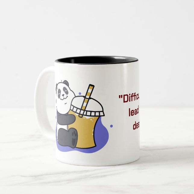 Cute Panda Coffee Mug (Front Left)