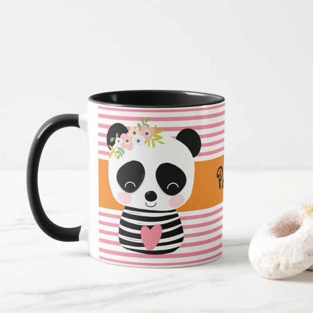 Cute Panda Coffee/Tea Mug (With Donut)