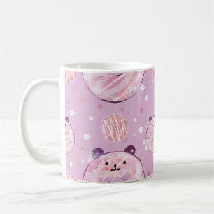 Cute Panda Doughnuts – Pastel Aesthetic Coffee Mug