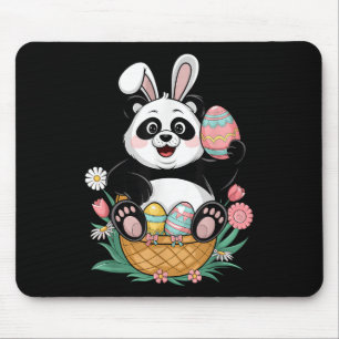 Cute Panda Easter Men Women Kids Panda Lover Easte Mouse Pad