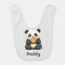 Cute Panda Eating a Cookie