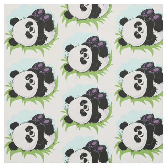 Cute Panda fabric 2/4 (Swatch)