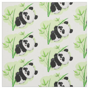 Cute Panda fabric 3/4
