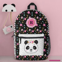 Cute Panda Face Girls