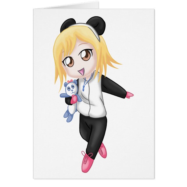 Cute Panda Girl (Front)