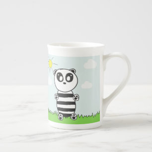 Cute Panda Illustration Bone China Mug