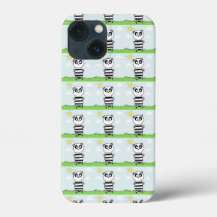 Cute Panda Illustration iPhone 13 Mini Case