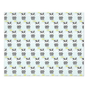 Cute Panda Illustration Photo Print