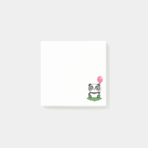 Cute Panda Illustration Post-it Notes