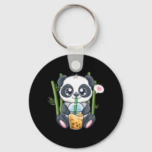Cute Panda Kawaii Anime Otaku Japanese Bubble Boba Keychain