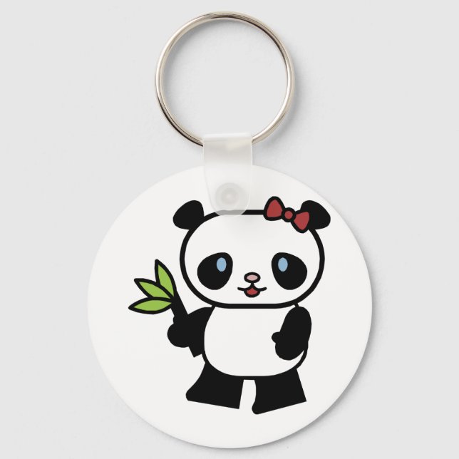 Cute Panda Keychain (Front)
