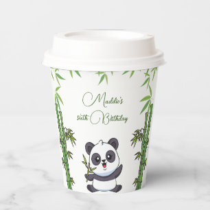 Cute Panda Kiddie Birthday Party Paper cup