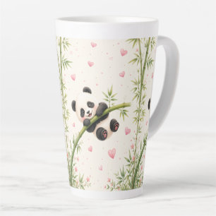 Cute Panda Latte Mug