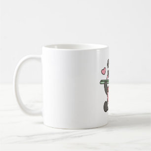 Cute Panda Loves Ramen Noodles Coffee Mug