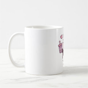 Cute Panda Loves Taro Bubble Tea Coffee Mug