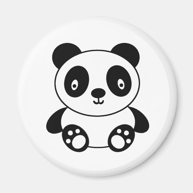 Cute Panda Magnet (Front)