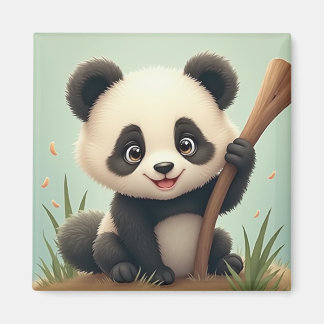  cute panda magnet
