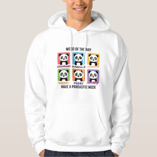 Cute Panda Mood of the Day Hoodie