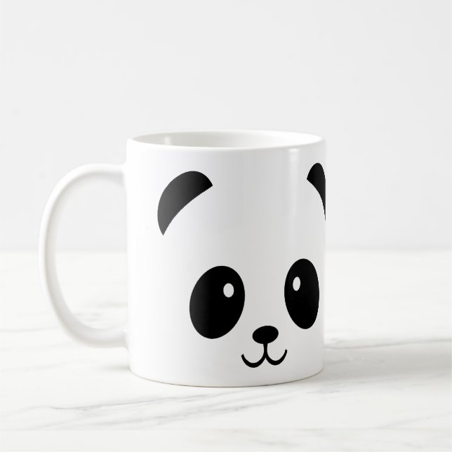 Cute Panda Mug or Travel Mug (Left)