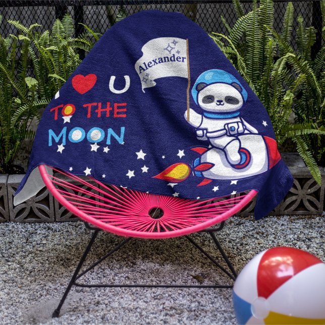 Cute Panda Ours Astronaut Sur Rockship Kids (Créateur téléchargé)