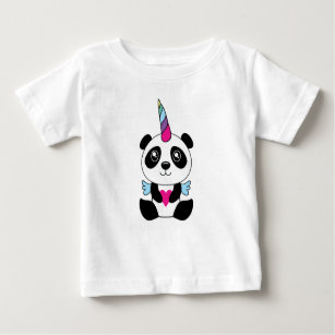 Cute Panda Pandicorn Baby T-Shirt