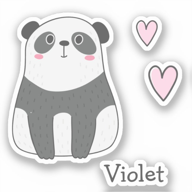 Cute Panda - Personalized Kids (Front)