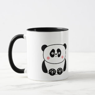Cute panda personalized mug