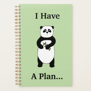 Cute Panda Personalized Planner