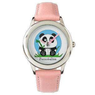 Cute Panda Personalized Watch