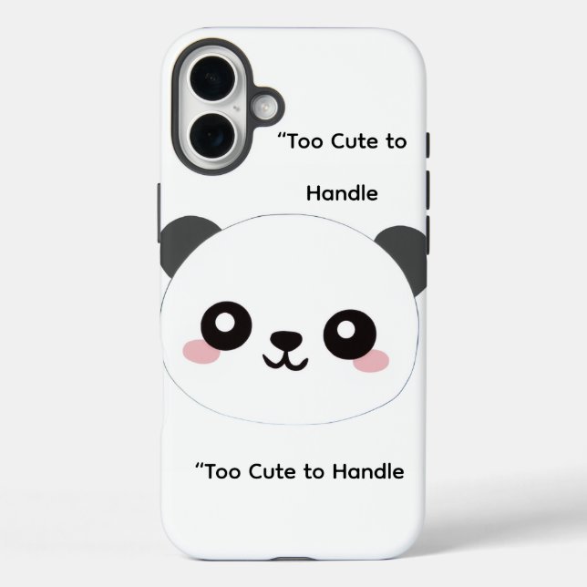 Cute Panda Phone Case  (Back)