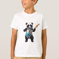 Cute Panda Playing Guitar, Music Panda Lovers