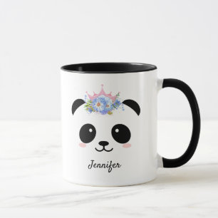 Cute panda queen personalized  mug