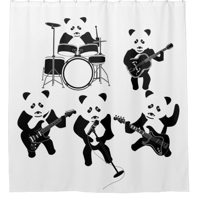 Cute Panda Rock Band (Front)