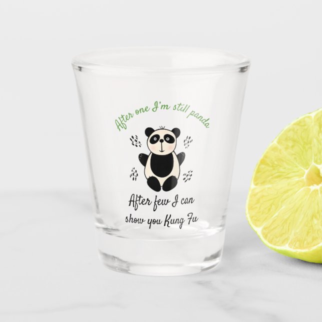 Cute panda shot glass (Front)