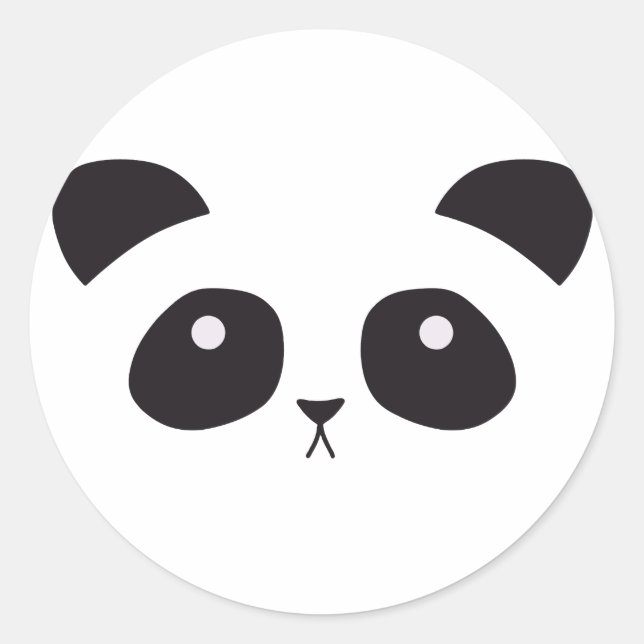 Cute Panda Sticker (Front)