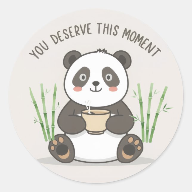 Cute Panda Sticker (Devant)