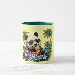 Cute Panda Sweet Summer Trendy Summer Ouote Mug