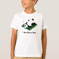 Cute Panda T-Shirt - Sleepy Panda