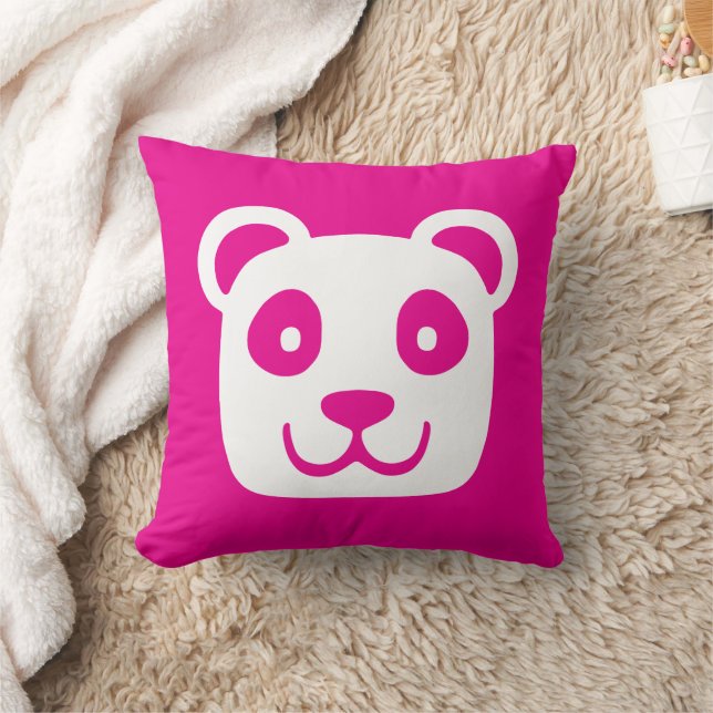 Cute Panda Throw Pillow (Blanket)