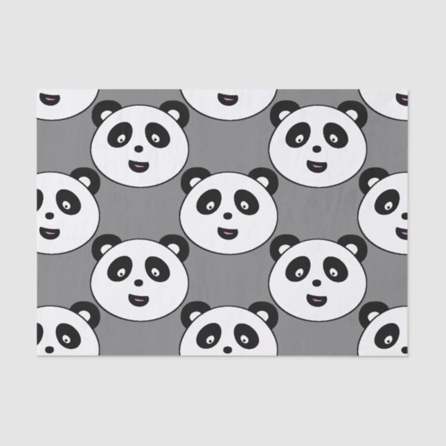 Cute Panda Tissue Paper (Front)