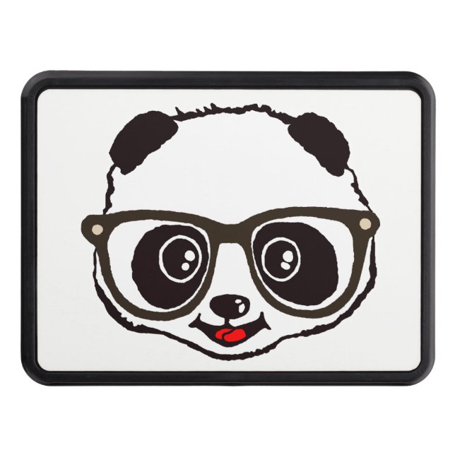 Cute Panda Trailer Hitch Cover (Front)
