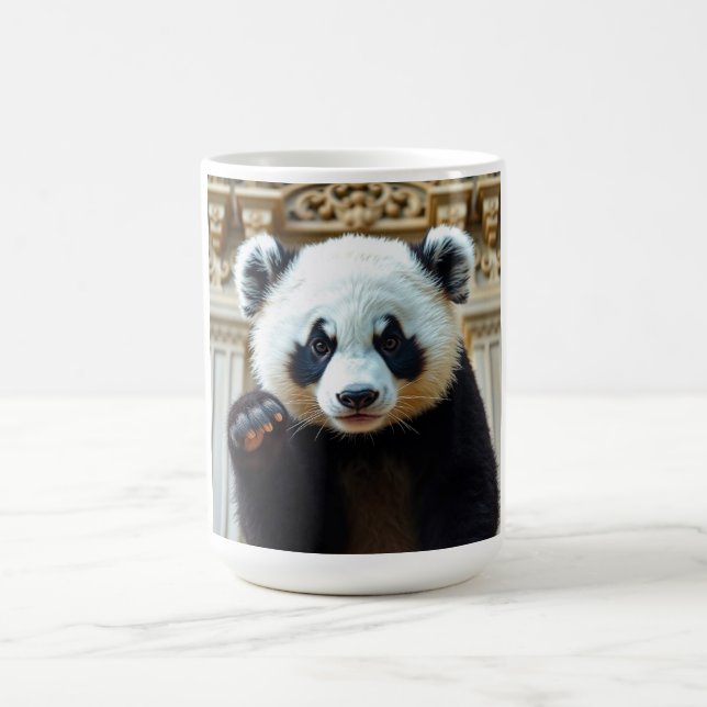 Cute Panda Vibes Coffee Mug (Center)